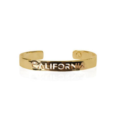 24K Gold Plated California Bangle by Cristina Ramella