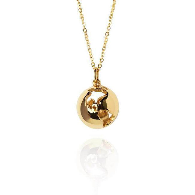 World globe sale necklace