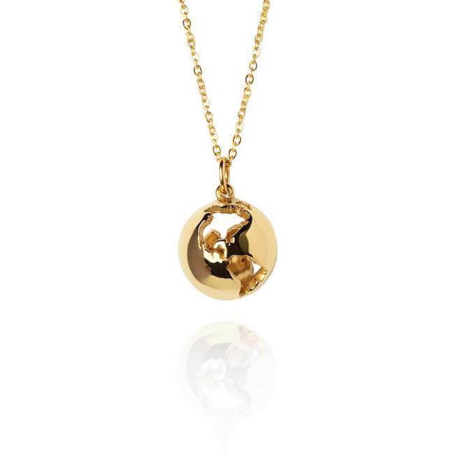 Globe Necklace by Cristina Ramella 