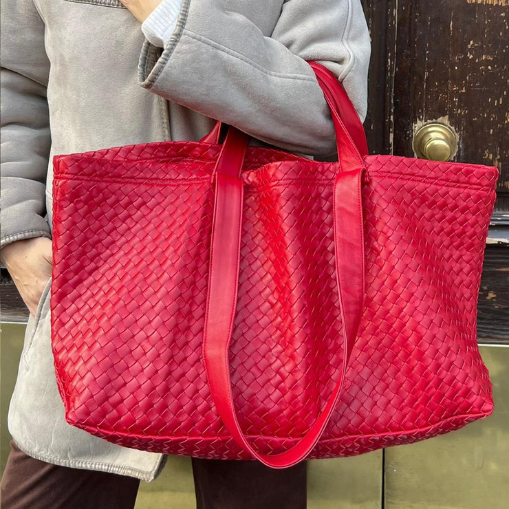 "IKEA" INSPIRED BAG WOVEN M