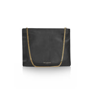 WORLD MAP CLUTCH BLACK