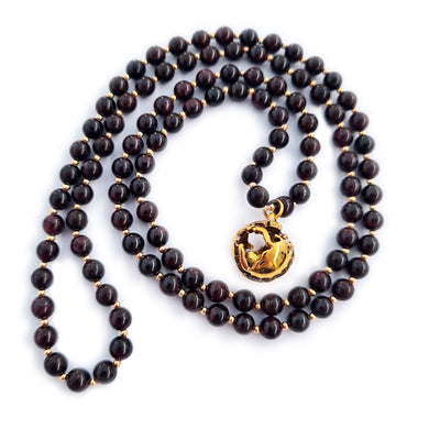 MOTHER EARTH MALA - RED GARNET