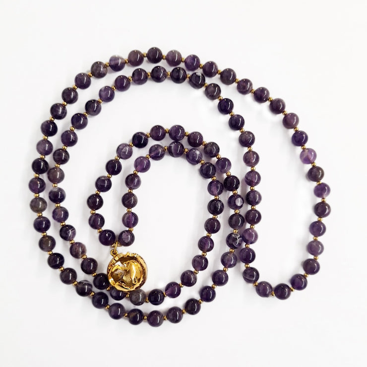 MOTHER EARTH MALA - AMETHYST