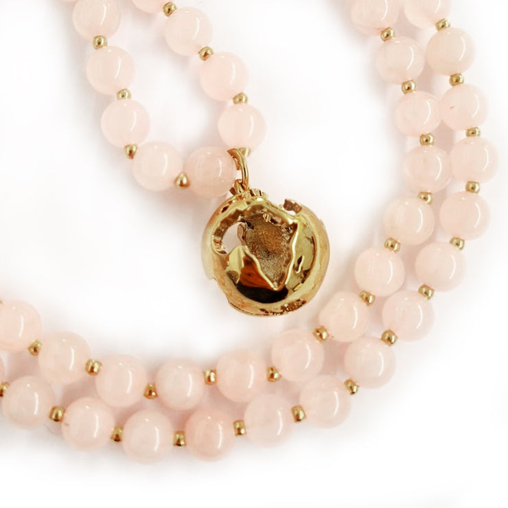 MOTHER EARTH MALA - ROSE QUARTZ