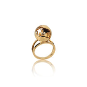 World Globe Ring Gold