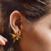 Compass Earrings by Cristina Ramella