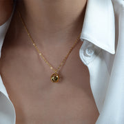 Earth chain necklace by Cristina Ramella