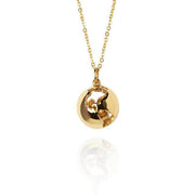 World Globe Necklace by Cristina Ramella