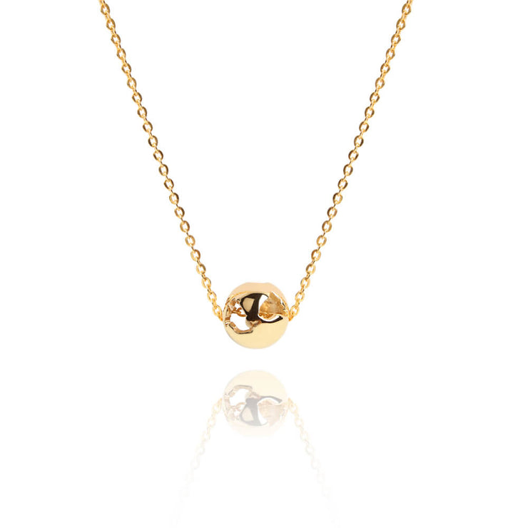 Gold Charm Necklace by Cristina Ramella