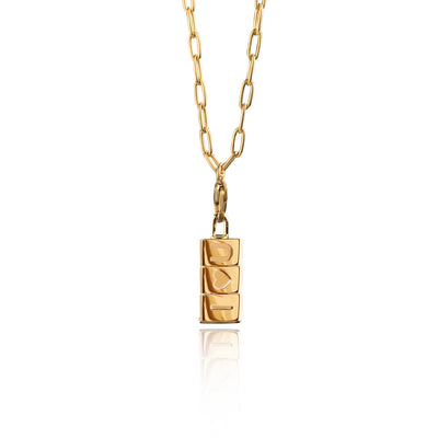I love you Bricks Necklace by Cristina Ramella
