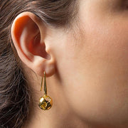 Long Earth Earrings by Cristina Ramella