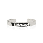 Rhodium Plated Bracelet Bangle by Cristina Ramella