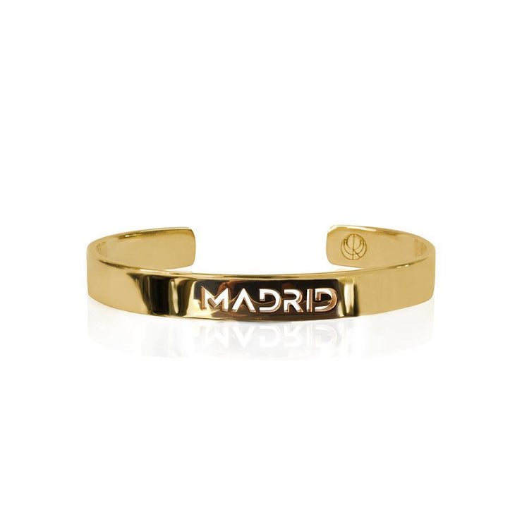 24K Gold Plated Madrid Bracelet Bangle by Cristina Ramella