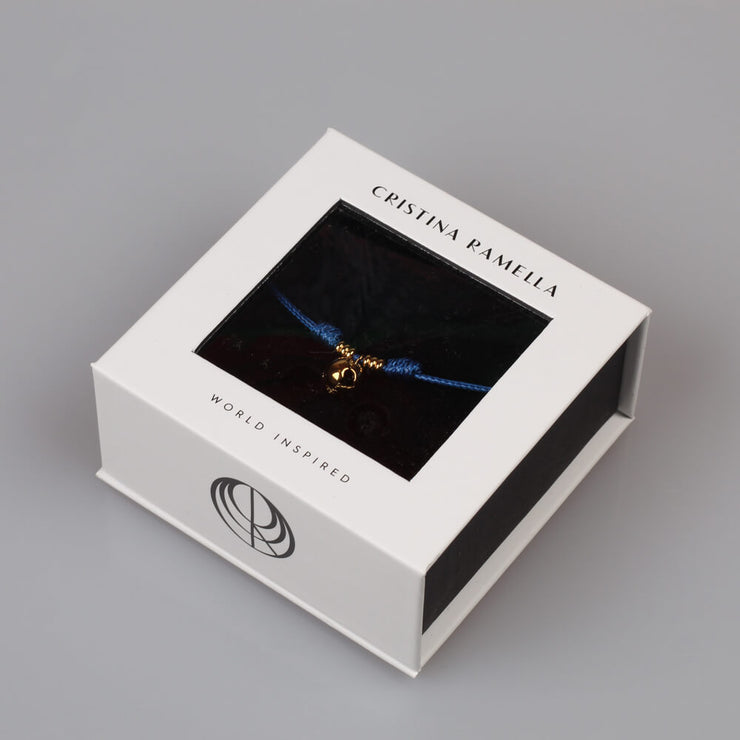 Packaging blue strap by Cristina Ramella