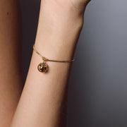 Wearing Charm Chain Bracelet by Cristina Ramella